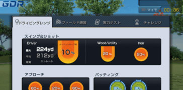 福岡のインドアゴルフ スイングワン  ゴルフ練習場としてゴルフレッスンに必須のショットデータ